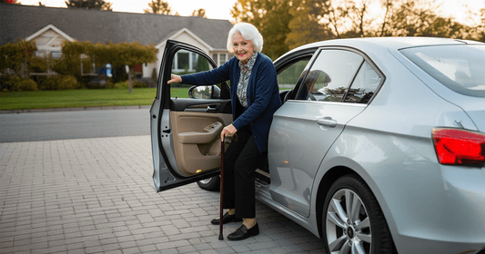 Difficulté à monter en voiture ? Découvrez la canne de voitureCarGrip, l’aide simple et sécurisée pour vos trajets - Solid Senior