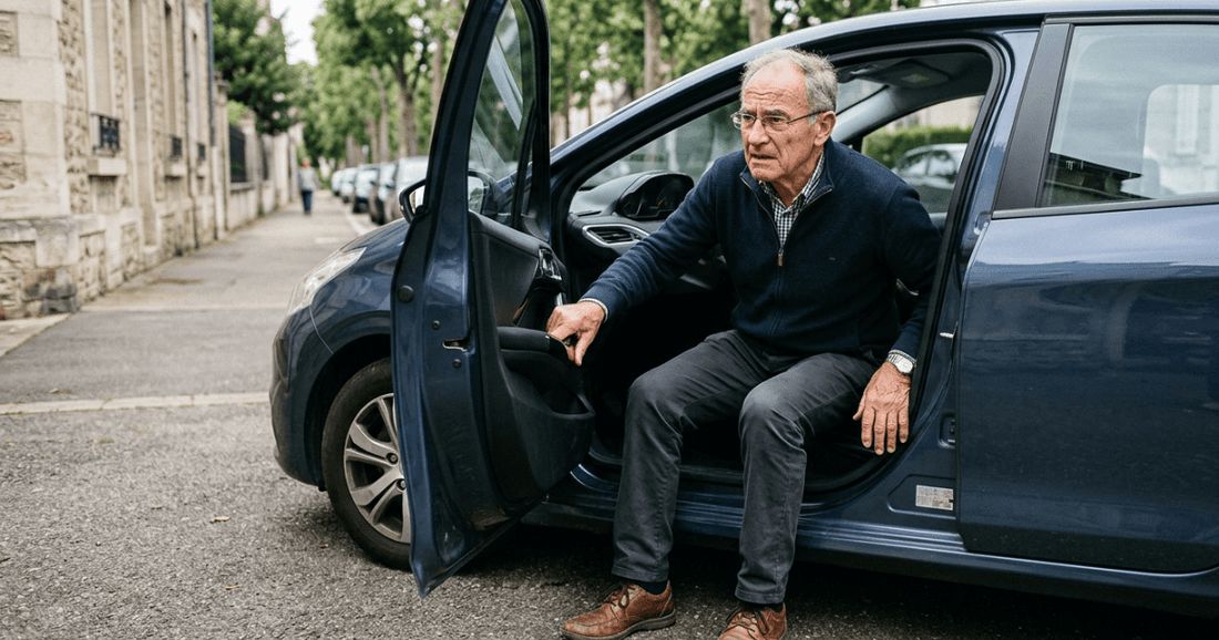 Douleur en sortant de voiture après 70 ans : causes et solutions durables - Solid Senior