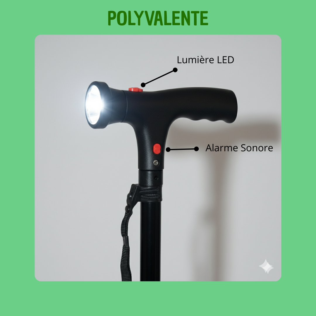 SecureStep – Canne LED & signal sonore