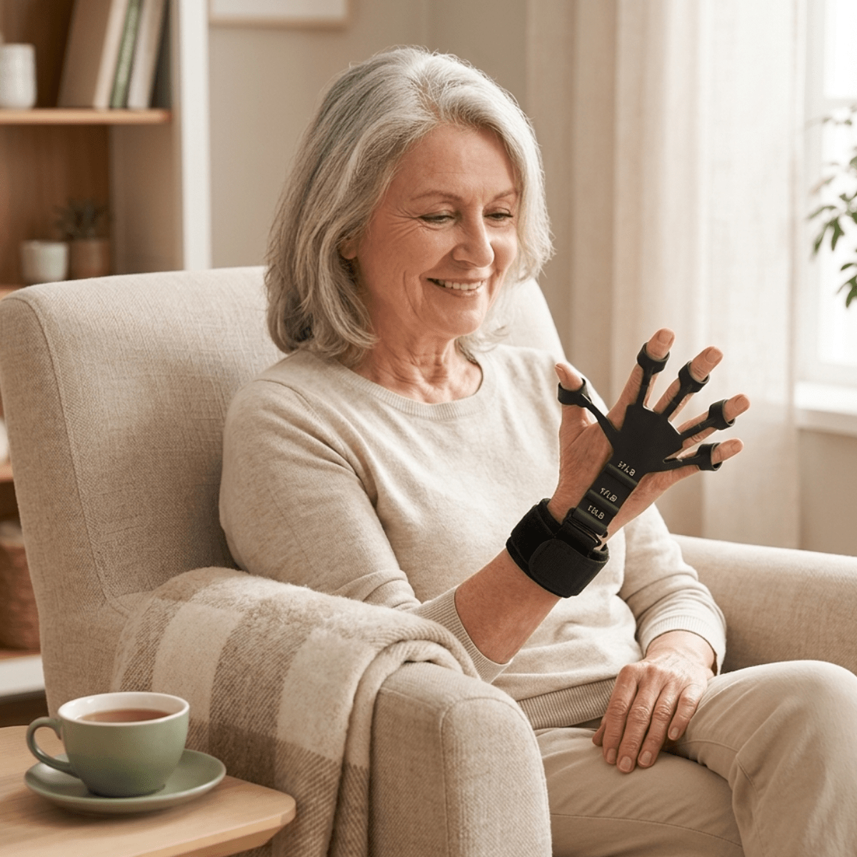 Élastique de résistance main - FlexiDoigts - Solid Senior