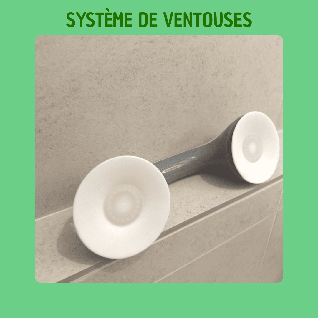 Poignée ventouse salle de bain | SafeGrip - Solid Senior